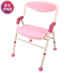 진산메디칼 노인 목욕의자 어르신 환자 환자용 접이식 등받이 욕실 샤워 FZK-188 핑크 : 진산메디칼