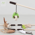 미나픽 고양이 스틱 장난감 튼튼한줄장난감 롱테일흔들기 점프유도놀이 : 미나픽