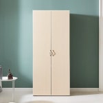 옷장 장롱 드레스룸 행거 수납 침실 가구 도어 화이트 : 행운친구