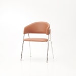 의자 체어 PU 라운지 디자인 스틸 다용도 가구 카페 인테리어 모던 : 행운친구