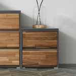 서랍장 미니 수납장 침실 모던 400 2단 가구 인테리어 거실 : 행운친구