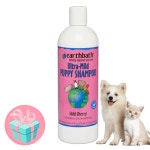 (강아지&고양이 랜덤사은품증정) 어스배스 저자극 펫 케어 울트라 마일드 퍼피 샴푸, 472ml, 1개 : 튼튼동물병원