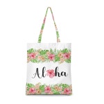 DHKG 알로하 마할로 오하나 정의 줄루 마오리 하와이 토트백 선물 기념품 가방 비치백 쇼핑백 Hawaii ...