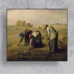 명화 액자 밀레 이삭 줍는 여인들 거실 인테리어 kisn107 : 키다리시계