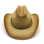 카우보이 모자 티베트 여행 사진 해변 새로운 남성과 여성 스프레이 페인트 밀짚 중산모 남성 여름 : sumisumi9