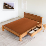 205 V2 수납침대 싱글 황토숯볼 흙침대 : 현대의료기.