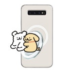 몰티즈 하트 러버 맥세이프 스마트톡 투명 케이스 허그 댕댕커플, 갤럭시S10 5G : 케이스닷컴