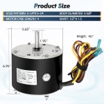 콘덴서 팬 5KCP39EGS070S 1/4 hp호환 208/230V 1100RPM AC : 플라이바이바잉몰