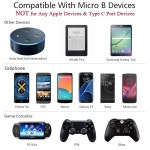 USB 안드 휴대폰 충전 케이블 모토 E5 G5 G6 플레이용 2팩 6피트 고속 코드 알카텔 1B 1C 1L 1S 1V 1X 1SE 3L 3X( ) 파이어 HD 7 8 10... 