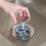 에스엠지 싱크대 배수구 덮개 싱크대 하수구트랩 하수구 마개 벌레 냄새차단 소형 대형 : 크린모아