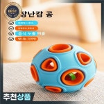 내구성 개 장난감 공 씹는 증거 대형 품종 애완 동물 훈련 소음 만들기 지루함 버스터 개를위한 고무 삐걱 거리는 : 유하34번지