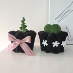 식물선택 + 미니 화분커버 팟커버 감성화분 플렌테리어 집들이선물 : 플라피