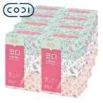(무료배송) 코디 뉴플라워 미용티슈 각티슈 갑티슈 250매 3갑 X 8개 : 맘펀