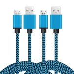 USB 안드 휴대폰 충전 케이블 모토 E5 G5 G6 플레이용 2팩 6피트 고속 코드 알카텔 1B 1C 1L 1S 1V 1X 1SE 3L 3X( ) 파이어 HD 7 8 10... 