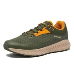 하이텍 아발론 트레일 러닝화 남성용, 경량 통기성 남성 하이킹 스니커즈 또는 운동화, 블랙, 그레이 그린, 사이즈 7-14 남성용 신발 Black 12... 