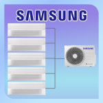 거제 고성 합천 시스템에어컨 삼성 인피니티 1등급 단배관 5대 아파트 천장형 가정용 : 하나 시스템에어컨