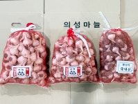 26년 국산 의성마늘 한지형 저장 햇 통 마늘 소, 1kg, 1개 : 문흥 농장