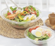 국산 다용도 투명 PC 믹싱볼 대형 샐러드 반죽 베이킹 [41cm] : 돈돈두