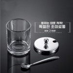 양념통세트 업소용 조미료통 세트 스텐 주방 소금 후추통 블루 3종 세트 : 샘터하우스