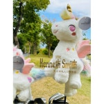 드라이버 콜프 유 귀여운여성 우드 인형 블루 병아리 다리 커버 : 단골진구006