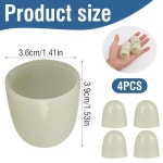 가정, 호텔, 사무실 및 공중 화장실에서 밤에 사용할 수 있는 세탁기로 장식된 4PCS 범용 변기 볼트 캡이 어둠 속에서도 빛납니다 : 무드it