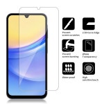 iCsapr [4팩 유리 스크린 프로텍터 삼성 갤럭시 A15 5G 6.5인치 [9H 경도]-HD 강화 유리, A156M/DSN 6.5인치], 스크래치 방지, 간편한 설치... 