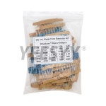 150PCS 300PCS 1/2W 1W 2W 3W 저항 1% 금속 필름 구색 키트 세트 30값 1R~750R 1K~820K 옴 : 바다글로벌27
