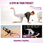 펀 컬러의 트레이너 부트캠프 남녀 체육관용 패브릭 미니 저항 밴드 세트 - 아이언 코어 : 원픽스몰