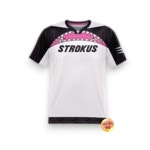 스트로커스 경기복 티셔츠 STRT-2225/화이트 : 배드민턴천국