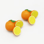 오렌지 모양 자석 냉장고 마그넷 사진 부착 1개 : 에이와이몰