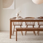 모던하우스 ON 리에티 원목100% 식탁 1750 다크 브라운 DL0323006 : 2001분당점 모던하우스