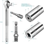 신리롱 1/4 -3/4 (7-19mm) 다기능 래칫 렌치 파워 드릴 어댑터 3Pc 세트, 3PCS 세트 전문 DIY 핸디맨 도구 : 소프트코어