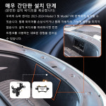 Tesla Model 3 Y Highland 2021-2024 용 전자 앞 트렁크 자동 열림/닫힘 센서 소프트 클로징 잠금 장치 및 노크 두 번 열림 : 망고아이1