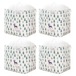 다용도 보관함 리빙박스 100L 4개입 / 수납 이불 정리 보관함 : 주식회사 바자