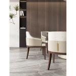 신중식 호두 원목 식탁 의자 조립 가정용 회전반 암반 원형 테이블 6의자 식당 가구 : 아르몽 해구대 양평