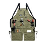 작업용 앞치마 두꺼운 공방 성인용 도축 정원 판다 스테인레스 축산 방수 세척용 스트 그린 두꺼운캔버스 : 단골진구006