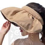 챙넓은 썬캡 카키 여름모자버킷햇 챙넓은버킷햇 여름모자 : CNDream 감성수납