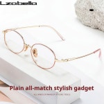 Lzabella 여성 노안 초경량 안경 G6018ADY 타원형 패션 프레임 광학 C1 : 여덟봉지