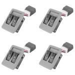 4X 자동차 왼쪽 앞 파워 윈도우 스위치 버튼 기아 호환 프라이드 KK12B-66-350 용 액세서리 : 큰나라리