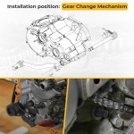 KX112 KX100 KX85 KX80 빅 휠 1986 13161 0571 1126용 MATI 변속기 샤프트 기어 셀렉터 : 초이더룸