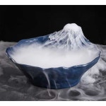 드라이아이스 접시 초밥 해산물 레스토랑 분자요리 레드-소형 : 바이라이즈