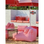 좌식소파 푹 빈백 신장 118CM ] 레드 휴대용 큰사이즈 1 물방울 소파 EPS(M호) : 쇼퍼 헤븐