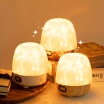 창의적인 물결 무드등 16가지 색상, 터치 버튼 및 리모컨 포함, 거실용 효과 조명 : 포리세븐코퍼레이션