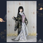 고대 코스튬 빈티지 일본 기모노 유카타 복장, BJD/SD YOSD 인형 C0382, OB27 Barbi 1/6 의류 : 글로벌아이템원정대