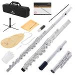 세실리오 오픈 홀 C 플루트 - 악기, 밴드 앤 오케스트라의 초급/중급 플루트, 실버 Silver Plated Open Hole : 스마트큐브.j