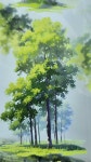 봄의 나무(대),pet,마테소분컷, 다꾸, 다이어리 꾸미기, 마스킹테이프, 스티커,풍경 : 스티커 몽슈니