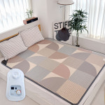 한일의료기 전자파없는 거실용 침대용 난방 온수매트 유니크브라운, 중형 : 웰빙한일의료기