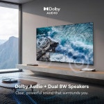 호리온 43인치 스마트 TV, 웹OS 22가 탑재된 4K UHD LED TV, 메가... 슬림 TV, HDR10, 돌비 오디오 - 스트리밍 라이브, 블루투스, : 딜리고허브