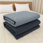 한일의료기 고급형 전기매트 클로바쿠키 더블, 145x180cm, 클로바도트쿠키(연그레이) : 솜리움