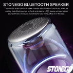 에스엔고 | 투명한 디자인의 진정한 무선 스테레오 스피커 호흡 LED Bluetoot 5.0 TF 카드 AU 입력 : 바이포유8
